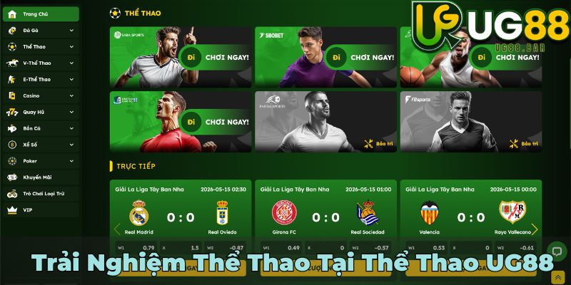 Thể Thao UG88 - Khám Phá Thế Giới Thể Thao Đỉnh Cao 2 Trải Nghiệm Thể Thao Tại Thể Thao UG88