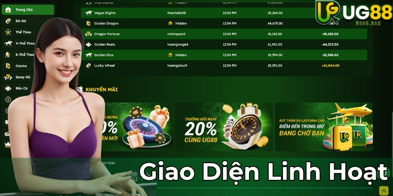 Giao diện linh hoạt